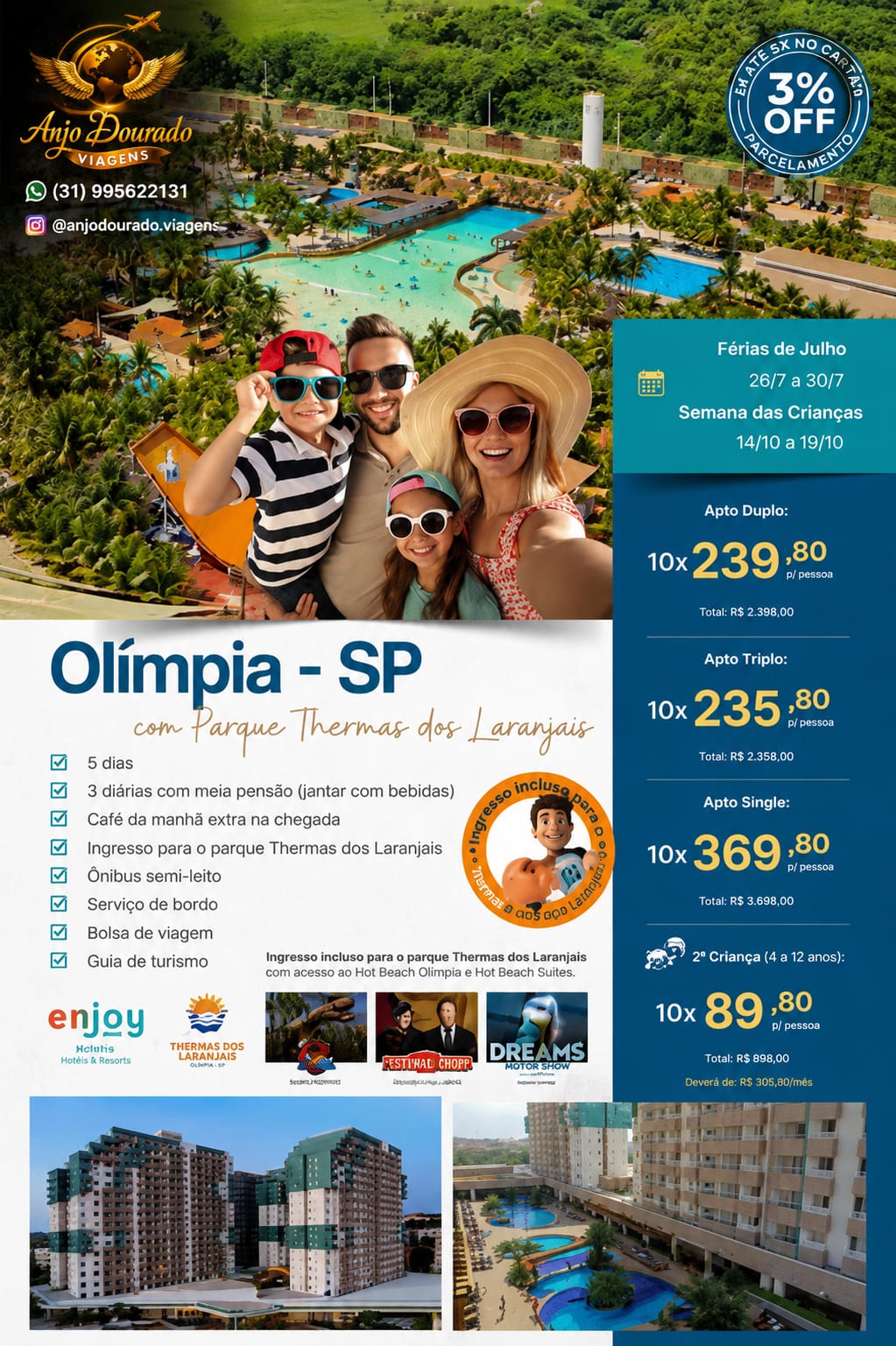 Olimpia-SP-Visitando-o-Parque-Thermas-dos-Laranjais